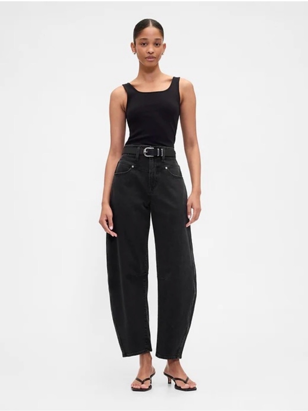 GAP | Barrel Jeans Black | 10
